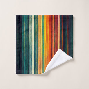 Modern Rainbow Colours Wash Cloth