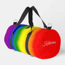 Modern Rainbow Mosaic Script Name