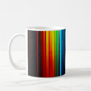 Modern Rainbow Stripes Coffee Mug