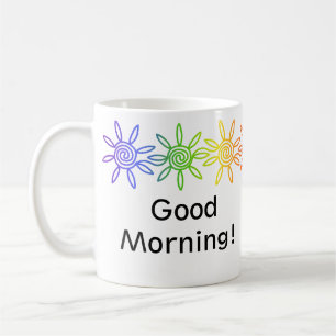 Modern Rainbow Sunshine Personalised Mug