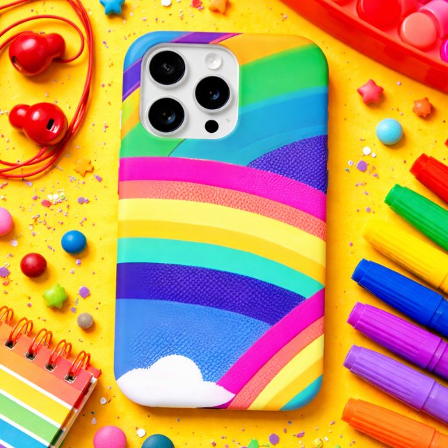 Modern Rainbows iPhone Case (Creator Uploaded)