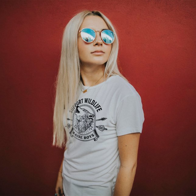 Modern Raise Boys Mama Rustic Funny T-Shirt (Creator Uploaded)