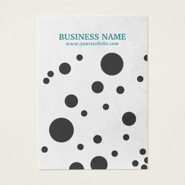 Modern Random Spots Earring Cards (Front)