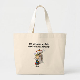 Modern Rapunzel Large Tote Bag