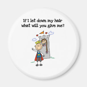 Modern Rapunzel  Magnet