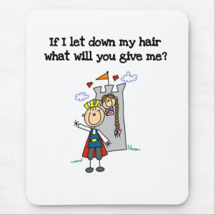 Modern Rapunzel Mouse Mat