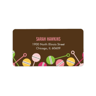 Modern Rattles Address Labels