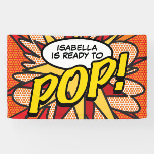 Modern Ready to POP Baby Shower Sprinkle Banner