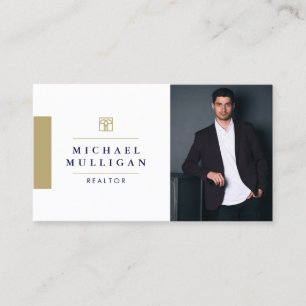 Modern Real Estate Agent Business Card 