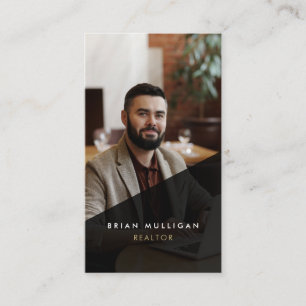 Modern Real Estate Agent Business Card 