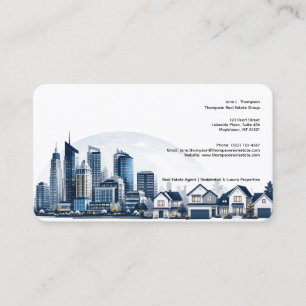 🏙️🏡 Modern Real Estate Business Card ✨💼