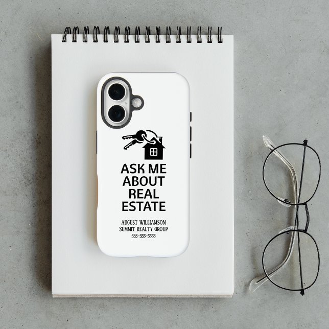 Modern Real Estate House Keys Case-Mate iPhone Case (Creator Uploaded)