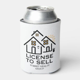 Modern Real Estate License To Sell Drink Can Cooler