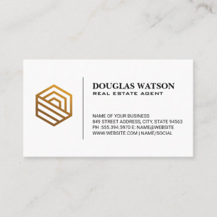 Modern Real Estate Logo Business Card