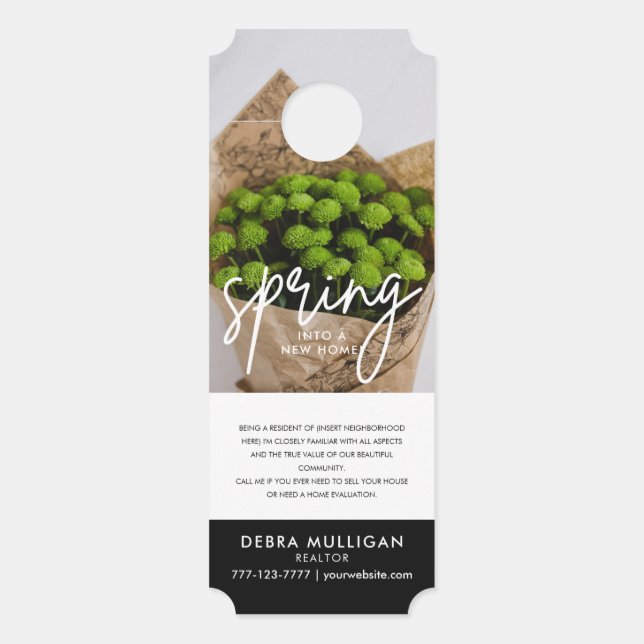 Modern Real Estate Marketing Door Hanger (Front)