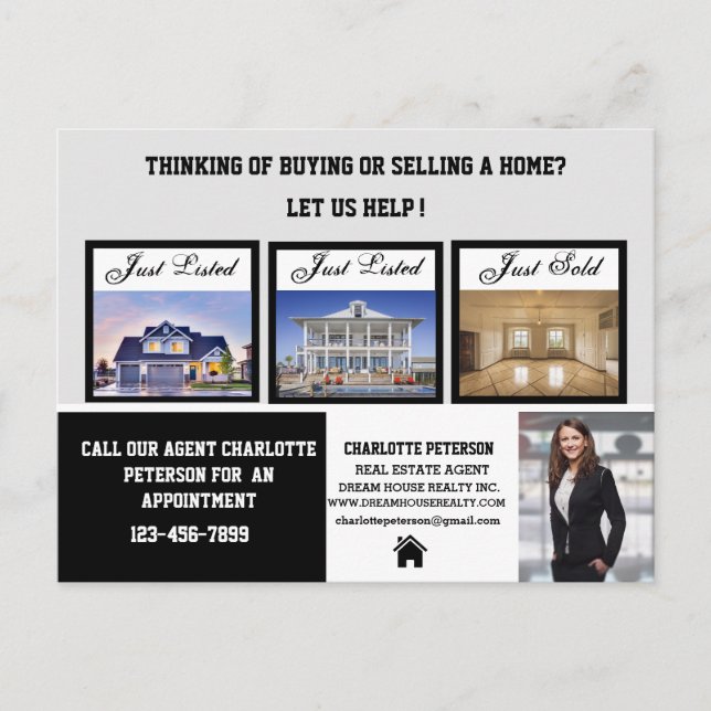 Modern Real Estate  Marketing Postcard (Front)