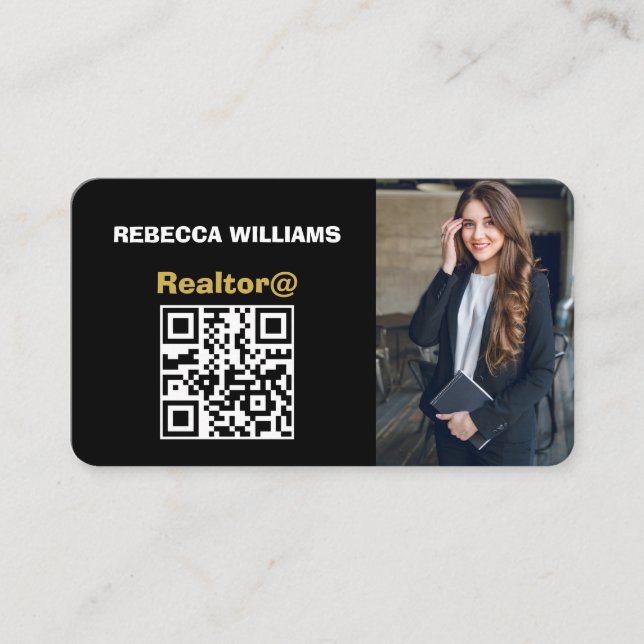 Modern Real Estate Monogram 2025 Business Card (Front)