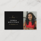 Modern Real Estate Monogram Business Card 