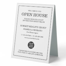Modern Real Estate Open House Double Sided