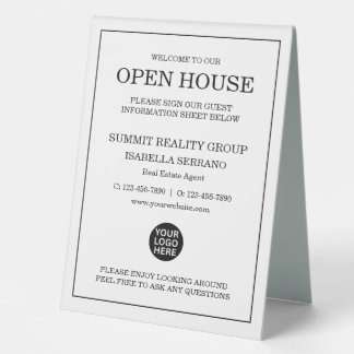Modern Real Estate Open House Double Sided