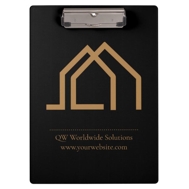 Modern Real Estate Promo clipboard (Front)