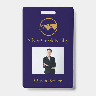 Modern Real Estate Promotional Realtor ID Badge