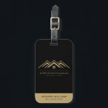 Modern Real Estate Promotional Realtor Logo Luggage Tag<br><div class="desc">Elevate Your Real Estate Brand with Premium Promotional Items! Ensure your clients never forget your name with personalised Luggage Tag. Perfect for jotting down property details and contact information, these note pads keep you top of mind. Make a statement of professionalism with custom-branded items. Impress clients with a polished presentation...</div>