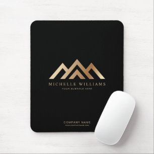 Modern Real Estate Promotional Realtor Logo Mouse Mat