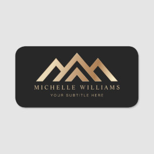 Modern Real Estate Promotional Realtor Logo Name T Tag
