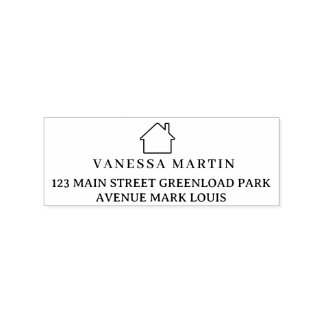 Modern Real Estate Promotional Realtor Logo Rubber Stamp
