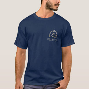 Modern Real Estate Promotional Realtor Logo T-Shir T-Shirt