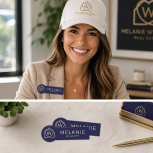 Modern Real Estate Promotional Realtor Name Tag