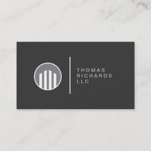 Modern Real Estate/Realtor, Attorney Business Card