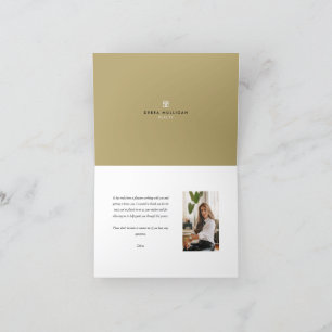 Modern Real Estate Thank You Card