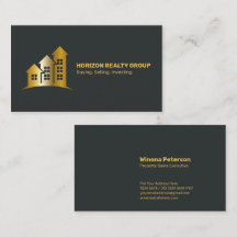 Modern Real Estate with Photo & Gold House Logo