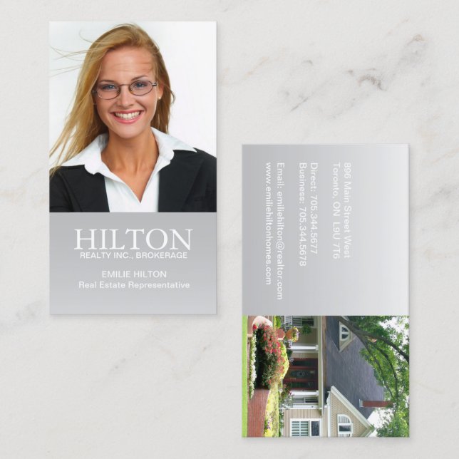Modern Realtor Business Card (Front/Back)