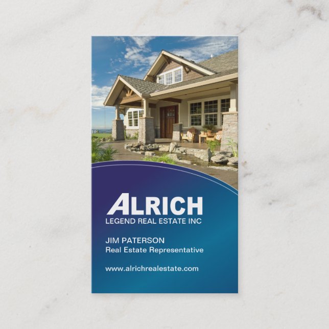 Modern Realtor Business Card (Front)