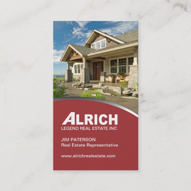 Modern Realtor Business Card (Front)