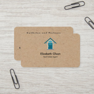 Modern Realtor Promotional Real Estate agents Business Card