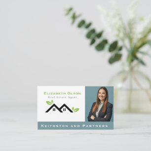 Modern Realtor Promotional Real Estate agents Business Card