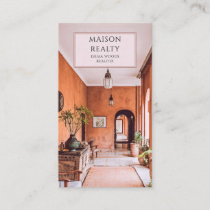 Modern Realtor Real Estate Business Card