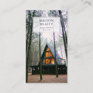 Modern Realtor Real Estate Business Card