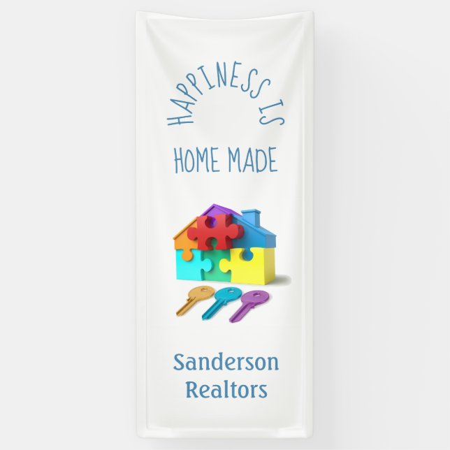 Modern Realtors Advertising Promotional Banner (Vertical)