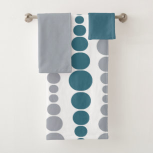 Modern Rectangles Bath Towel Set