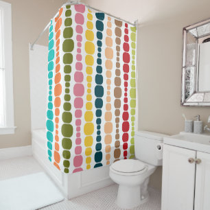 Modern Rectangles  Shower Curtain