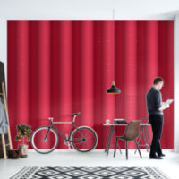 Modern red 3D effect stripes