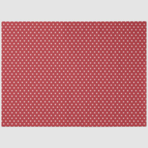 Modern Red and White Plaid Christmas Tissue Paper