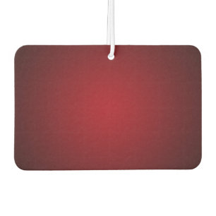 Modern Red-Black Grainy Vignette Car Air Freshener