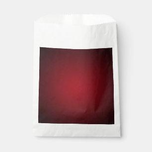 Modern Red-Black Grainy Vignette Favour Bags