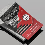 Modern Red & Black Logo Sports Photo Gym Marketing Flyer<br><div class="desc">Promote your workout classes or fitness studio with this modern Gym Flyer With Photo design. Featuring a bold black and red design with space for one photo, your logo, tag line or heading, USPs and services as well as a promotional badge to add a special discount or offer. You can...</div>